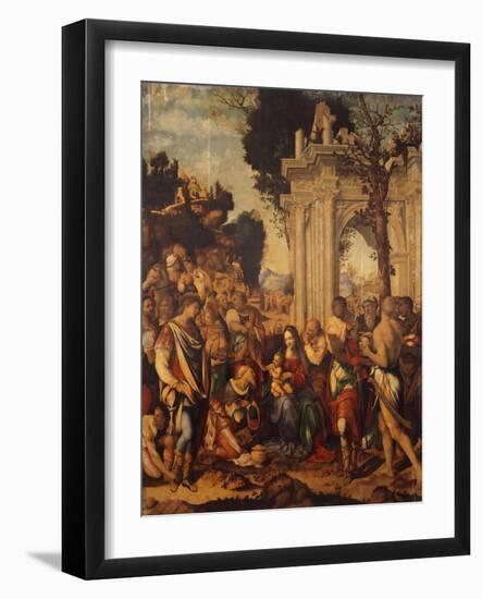 The Adoration of the Magi-Cesare da Sesto-Framed Giclee Print