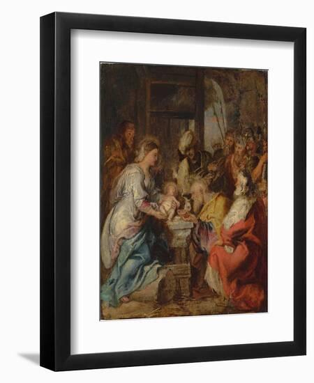 The Adoration of the Magi-Peter Paul Rubens-Framed Premium Giclee Print