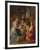 The Adoration of the Magi-Peter Paul Rubens-Framed Giclee Print