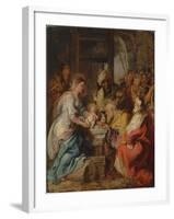 The Adoration of the Magi-Peter Paul Rubens-Framed Giclee Print