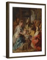 The Adoration of the Magi-Peter Paul Rubens-Framed Giclee Print