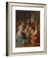 The Adoration of the Magi-Peter Paul Rubens-Framed Giclee Print