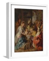 The Adoration of the Magi-Peter Paul Rubens-Framed Giclee Print