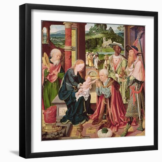 The Adoration of the Magi-Joos Van Cleve-Framed Giclee Print