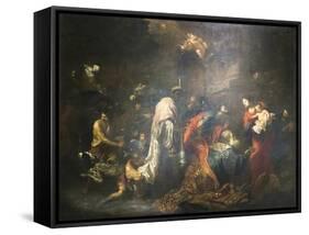 The Adoration of the Magii, Vincenzo Malo, 1605-1650, Vatican Museums, Rome, Italy-null-Framed Stretched Canvas