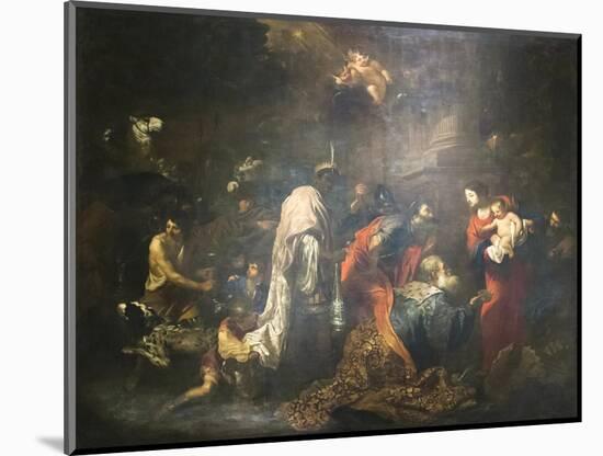 The Adoration of the Magii, Vincenzo Malo, 1605-1650, Vatican Museums, Rome, Italy-null-Mounted Giclee Print