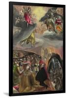The Adoration of the Name of Jesus, 1570s-El Greco-Framed Giclee Print