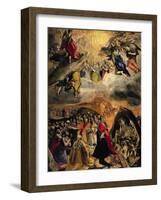 The Adoration of the Name of Jesus, circa 1578-El Greco-Framed Giclee Print