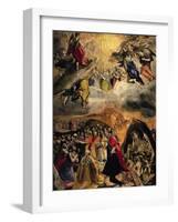 The Adoration of the Name of Jesus, circa 1578-El Greco-Framed Giclee Print