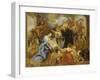 The Adoration of the Sheperds, 1653-Jacob Jordaens-Framed Giclee Print