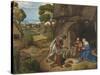 The Adoration of the Shepherds, 1505-10-Giorgione-Stretched Canvas