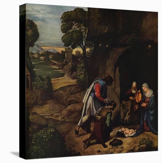 'The Adoration of the Shepherds', 1505-1510-Giorgione-Stretched Canvas