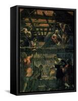 The Adoration of the Shepherds, 1578-81-Jacopo Robusti Tintoretto-Framed Stretched Canvas