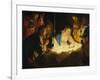 The Adoration of the Shepherds, 1622-Gerrit van Honthorst-Framed Giclee Print