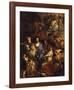 The Adoration of the Shepherds, 1657-Jacob Jordaens-Framed Premium Giclee Print