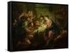 The Adoration of the Shepherds, 1725-Jean Francois de Troy-Framed Stretched Canvas