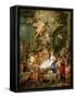 The Adoration of the Shepherds, 1741-Frans Christoph Janneck-Framed Stretched Canvas