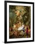 The Adoration of the Shepherds, 1741-Frans Christoph Janneck-Framed Giclee Print