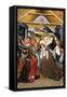 The Adoration of the Shepherds, Altarpiece from Verdu, 1432-34-Jaume Ferrer II-Framed Stretched Canvas