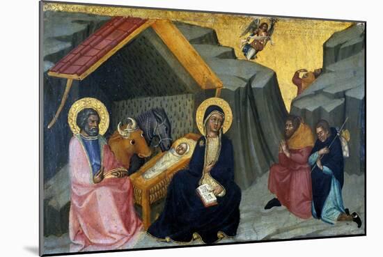 The Adoration of the Shepherds, C.1400-Paolo Di Giovanni Fei-Mounted Giclee Print