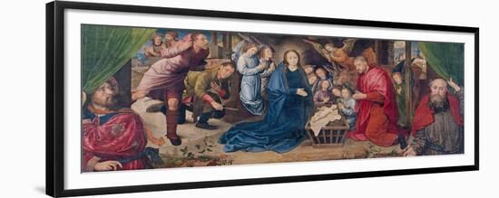 The Adoration of the Shepherds, C. 1480-Hugo van der Goes-Framed Premium Giclee Print