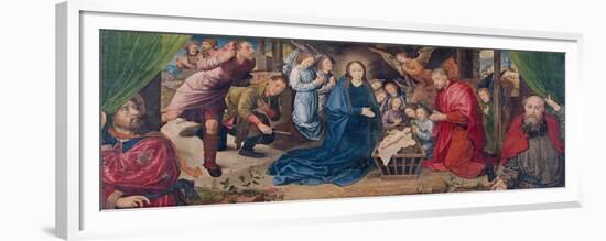 The Adoration of the Shepherds, C. 1480-Hugo van der Goes-Framed Premium Giclee Print