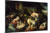 The Adoration of the Shepherds, c.1585-1590-Francesco Bassano-Mounted Giclee Print