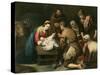 The Adoration of the Shepherds, c.1650-Bartolome Esteban Murillo-Stretched Canvas