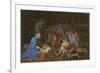 The Adoration of the Shepherds, c.1653-Nicolas Poussin-Framed Giclee Print