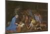 The Adoration of the Shepherds, c.1653-Nicolas Poussin-Mounted Giclee Print