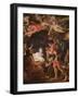 The Adoration of the Shepherds, C.1770 (Oil on Wood)-Anton Raphael Mengs-Framed Giclee Print