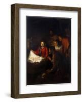 The Adoration of the Shepherds, C1650-Bartolome Esteban Murillo-Framed Giclee Print