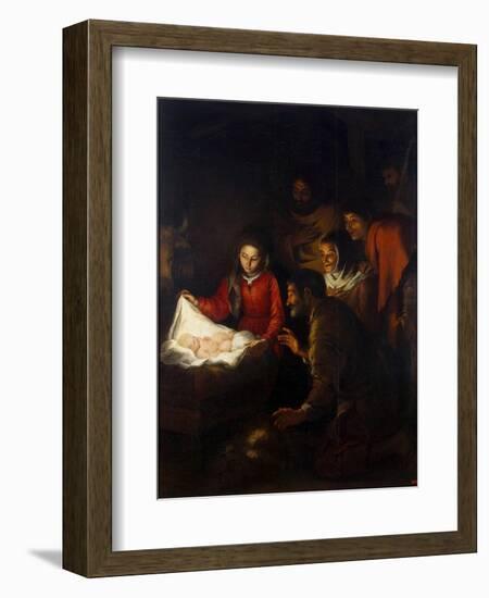 The Adoration of the Shepherds, C1650-Bartolome Esteban Murillo-Framed Giclee Print