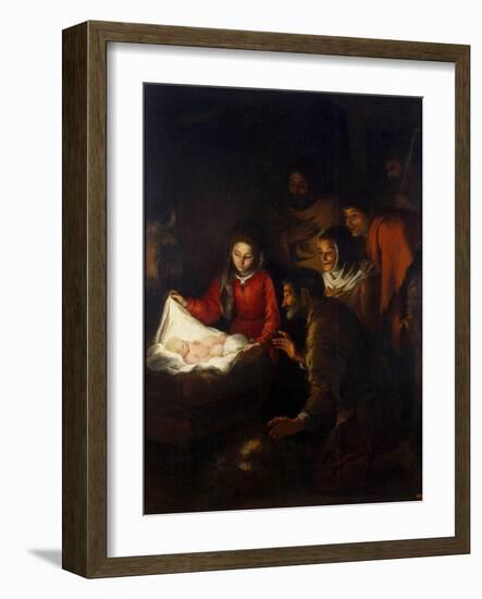 The Adoration of the Shepherds, C1650-Bartolome Esteban Murillo-Framed Giclee Print