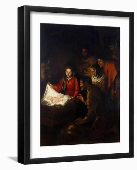 The Adoration of the Shepherds, C1650-Bartolome Esteban Murillo-Framed Giclee Print