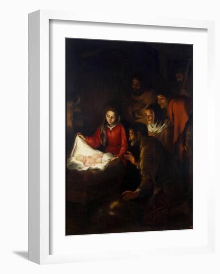 The Adoration of the Shepherds, C1650-Bartolome Esteban Murillo-Framed Giclee Print