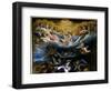 The Adoration of the Shepherds Detail Representing a Concert of Celestial Angels Singing the Glory-Annibale Carracci-Framed Giclee Print