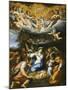 The Adoration of the Shepherds, French School-Annibale Carracci-Mounted Giclee Print