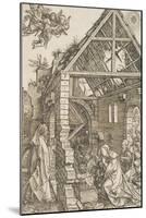 The Adoration of the Shepherds, from the Series "The Life of the Virgin", C.1502-03-Albrecht Dürer-Mounted Giclee Print