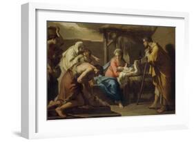The Adoration of the Shepherds, Post 1798-Gaetano Gandolfi-Framed Giclee Print
