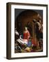 The Adoration of the Shepherds with Saint Francis of Assisi - Jacob (Jacques) Van Oost, the Elder (-Jacob Van Oost-Framed Giclee Print