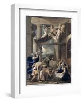 The Adoration of the Shepherds-Nicolas Poussin-Framed Giclee Print