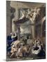 The Adoration of the Shepherds-Nicolas Poussin-Mounted Giclee Print