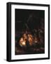 The Adoration of the Shepherds-Rembrandt van Rijn-Framed Art Print