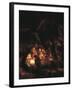 The Adoration of the Shepherds-Rembrandt van Rijn-Framed Art Print