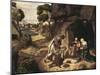 The Adoration of the Shepherds-Giorgione-Mounted Art Print