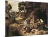 The Adoration of the Shepherds-Giorgione-Mounted Art Print