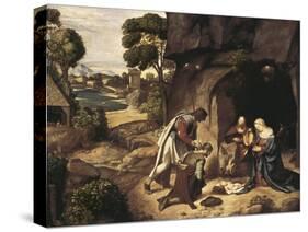 The Adoration of the Shepherds-Giorgione-Stretched Canvas