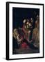 The Adoration of the Shepherds-Caravaggio-Framed Art Print