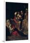 The Adoration of the Shepherds-Caravaggio-Framed Art Print